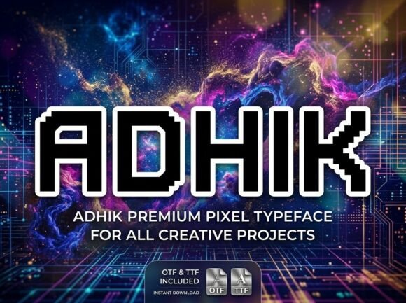 Adhik: Elevating Digital Art with Premium Pixel Type
