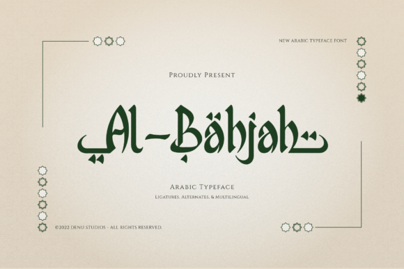 Al Bahjah: Modern Arabic Display Typography