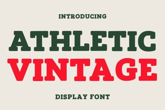 Athletic Vintage: Leveraging Retro Sports Typography in Modern Visual Identity