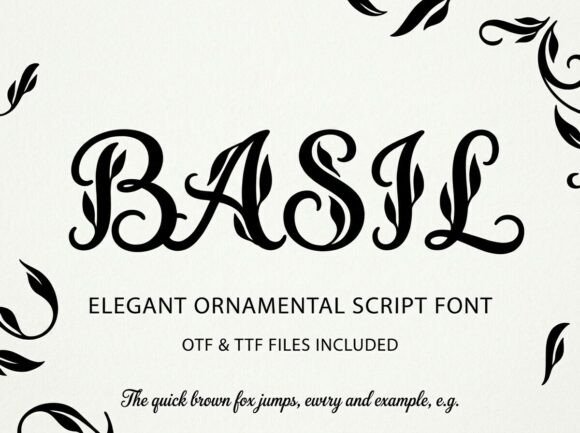 Basil Font: Avant-Garde Display for Bold Design