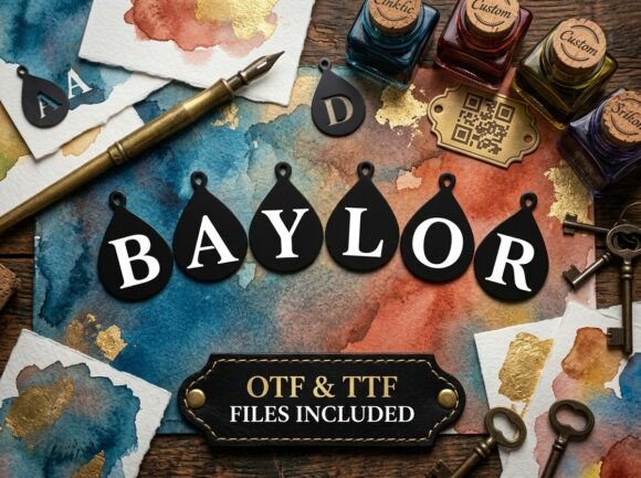Baylor: Elevating Visual Identity with a Bold Decorative Display Typeface
