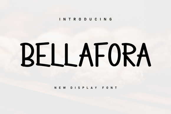 Bellafora: The Relaxed Marker Font for Elegant Design