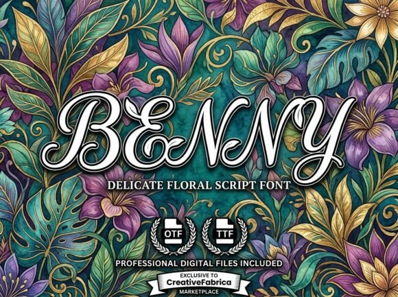 Benny Font: Bold Avant-Garde Display Typography
