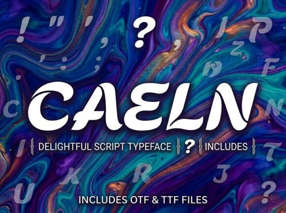 Caeln: Mastering the Art of Uppercase Display Typography