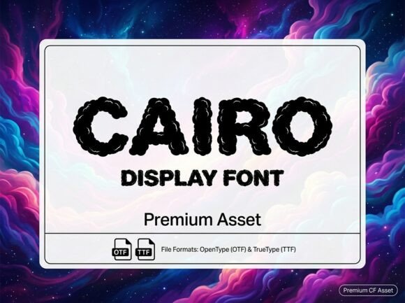 Cairo: A Bold Decorative Display Font for Impact