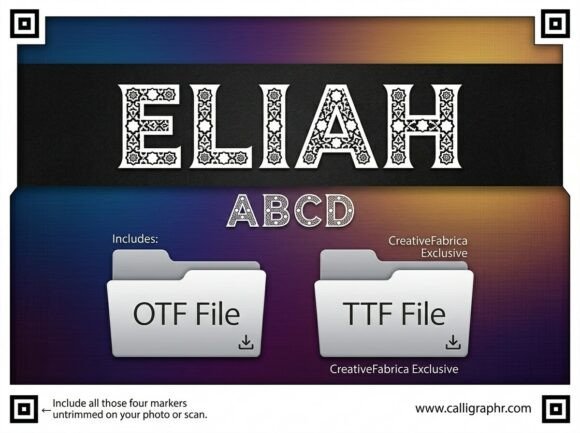 Eliah: Strategic Application of Decorative Display Typography
