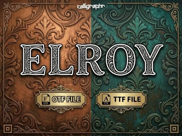 Elroy Font: Bold Decorative Display Typography