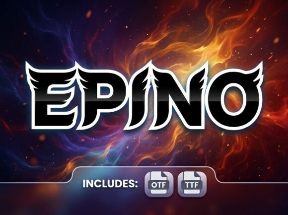Epino: Modern Display Font for Dynamic Branding