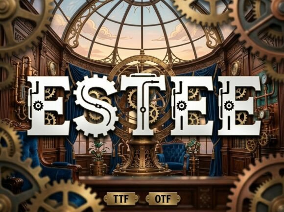 Estee: A Practical Review of This All-Caps Decorative Display Font