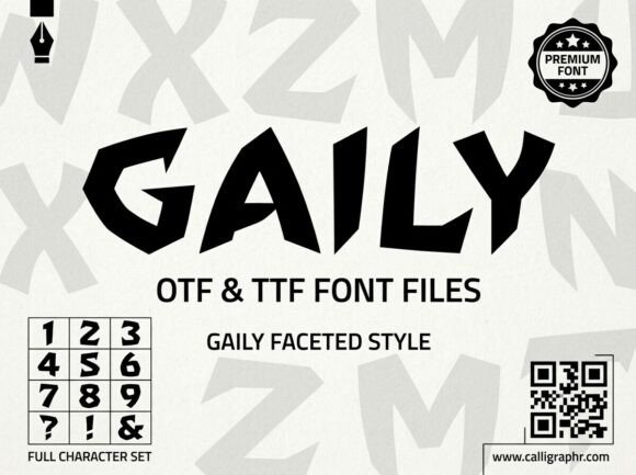 Gaily: A Comprehensive Guide to Using This Decorative Display Font