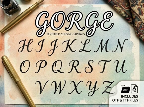 Gorge: Mastering High-Impact Visual Communication with Decorative Display Typography