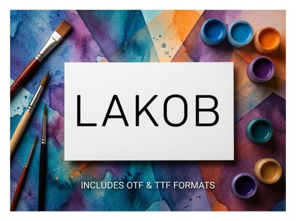 Iakob: Elevating Brand Identity with Bold Decorative Typography