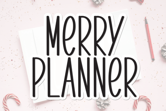 Merry Planner: Strategic Typography for Authentic Brand Connection