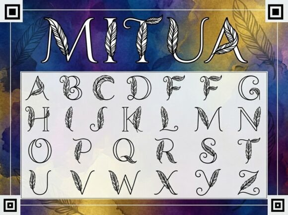 Mitua: Elevating Visual Identity with a Bold Decorative Display Font