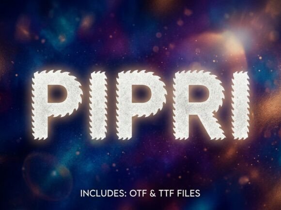 Pipri: Elevating Brand Identity with Bold Decorative Typography
