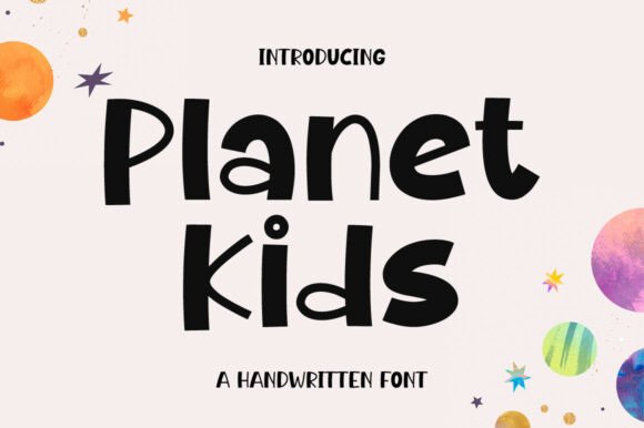 Planet Kids: Elevating Visual Identity with Timeless Handwritten Typography