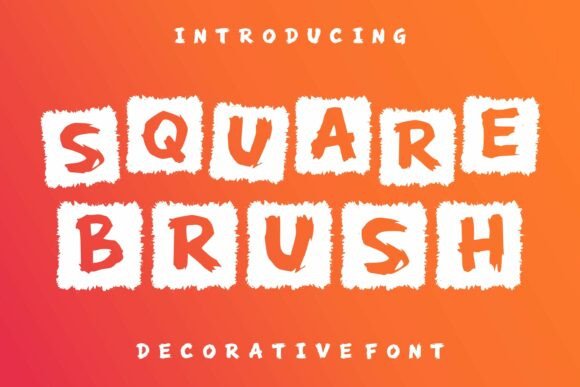 Square Brush: Strategic Application of Expressive Typography in Visual Communication