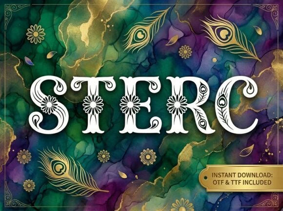 Sterc Font: Elevating Visual Identity with Bold Display Type
