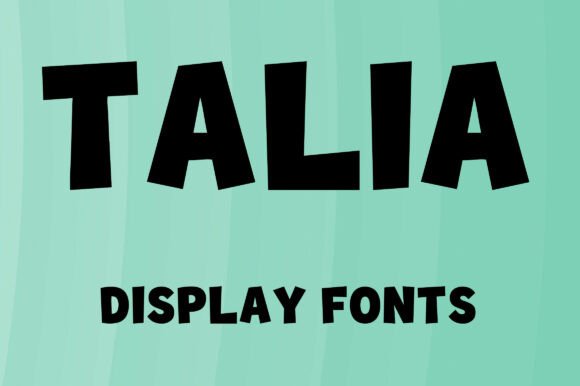 Talia: A Bold Geometric Typeface for Modern Branding and Creative Projects