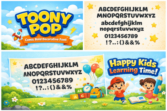 Toony Pop: A Practical Guide to Cheerful Cartoon Typography